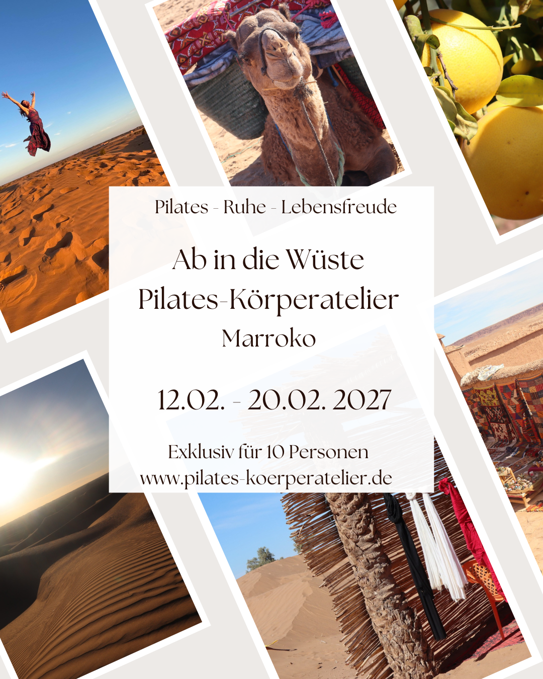 Pilates & Wüste Marokko